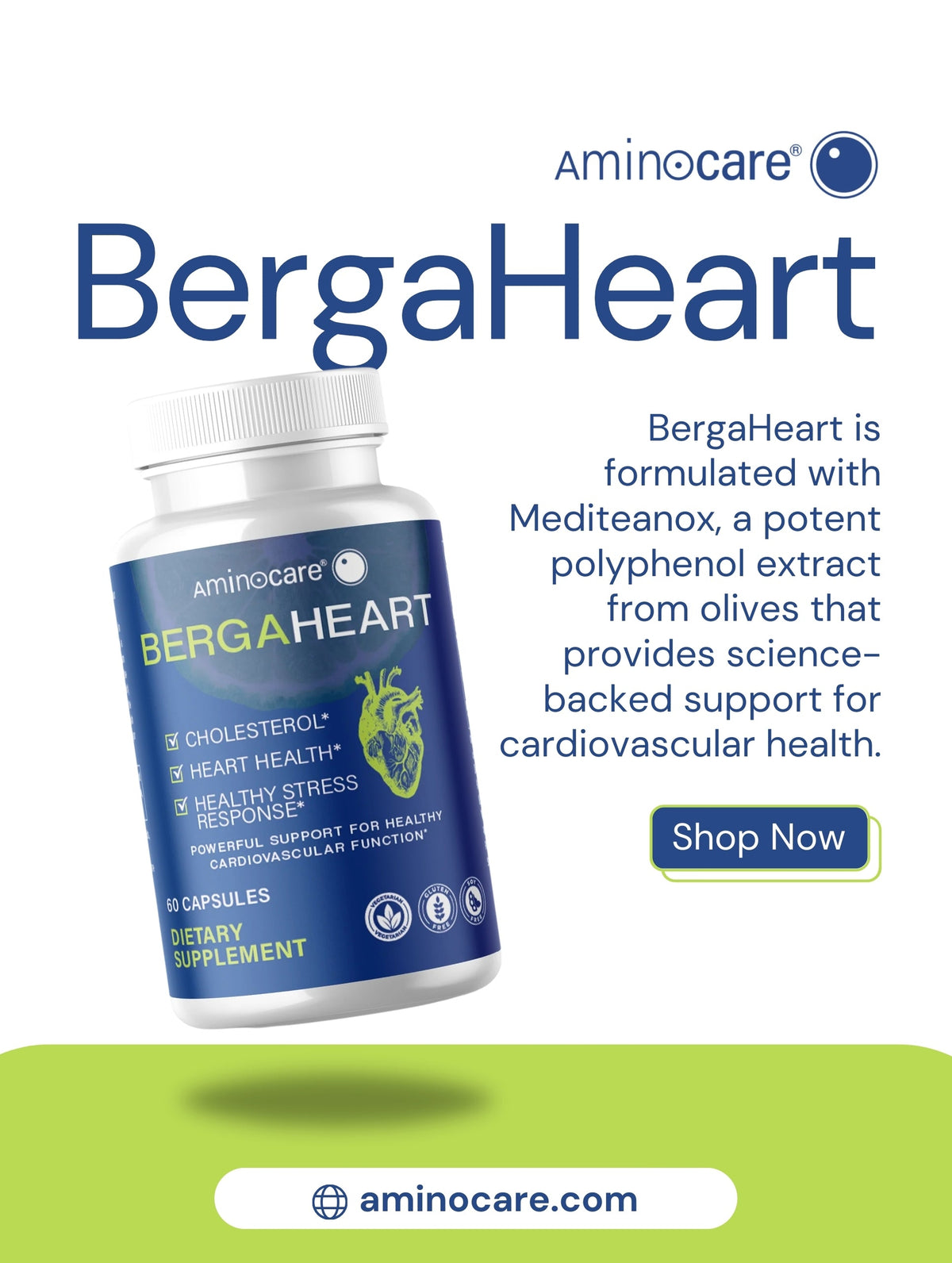 Mediteanox: Natural Heart Support | Aminocare® BergaHeart