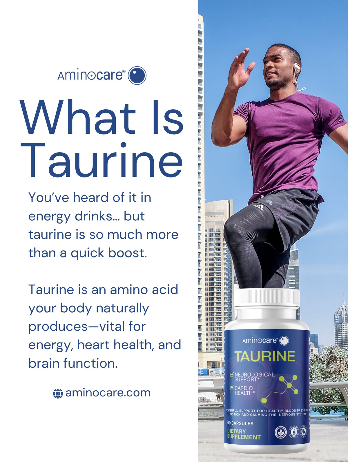 What Is Taurine and Why Is It Essential for Your Health? Discover the Benefits of Aminocare Taurine