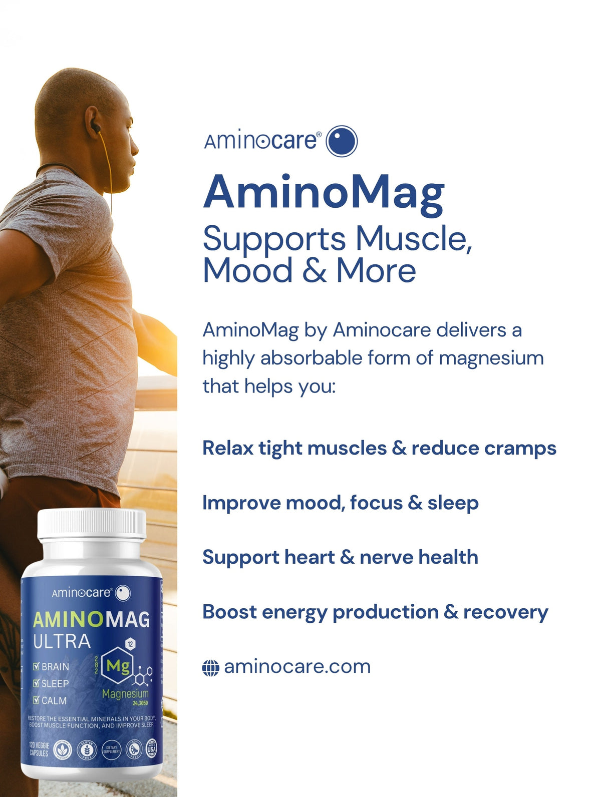 How AminoMag Supports Muscle Relaxation, Mood, Heart Health, and Energy