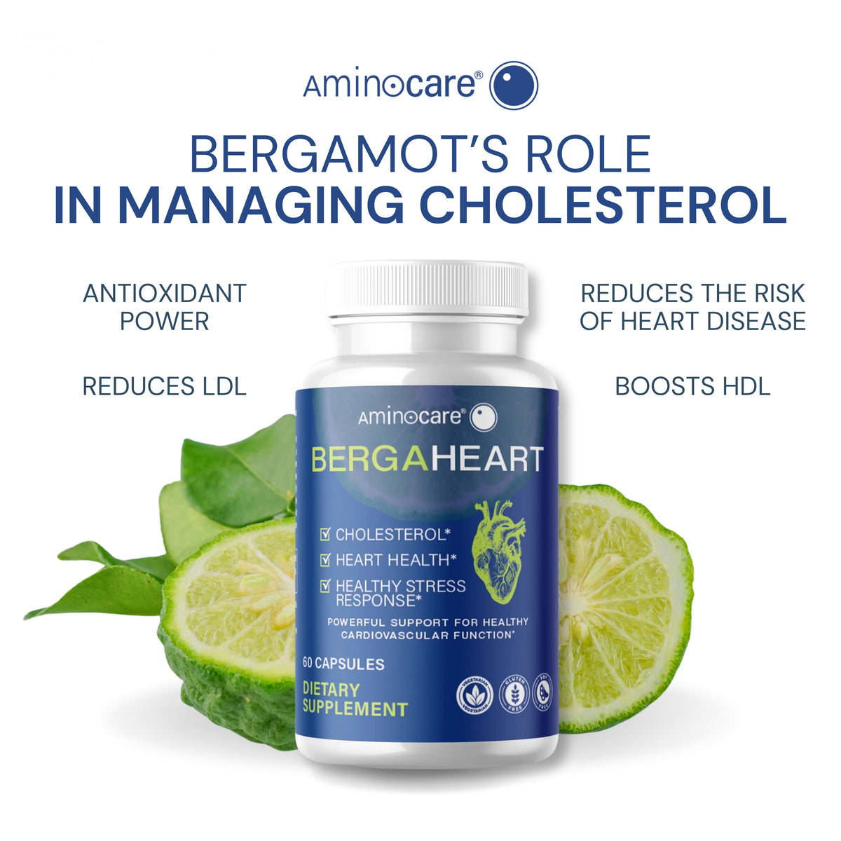 Bergamot’s Role in Managing Cholesterol – Support Heart Health with AminoCare®