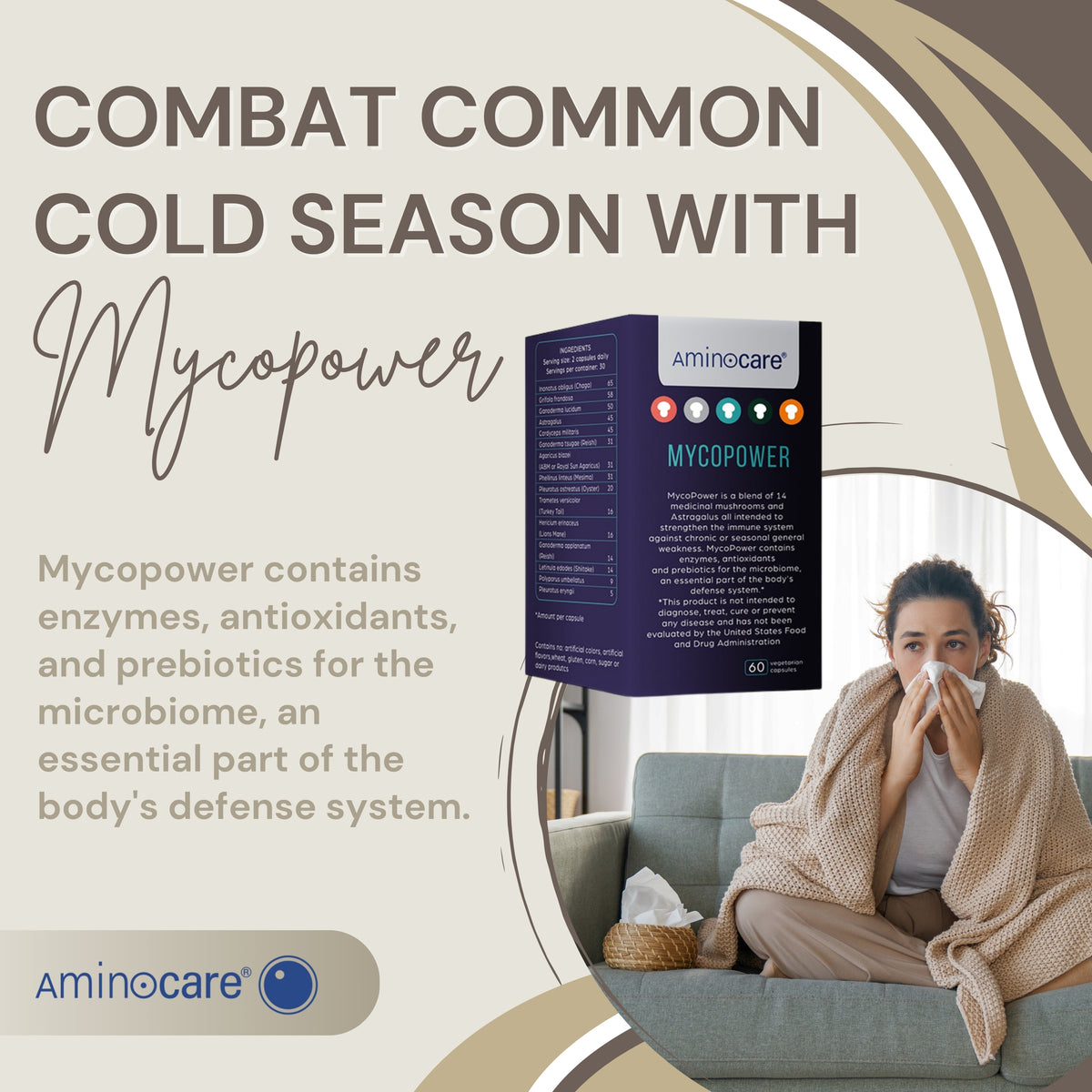 Combat Common Cold season with Medicinal Mushrooms!
