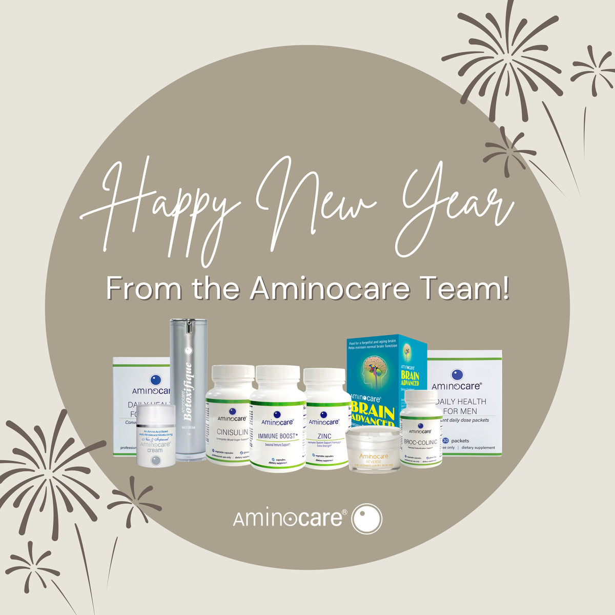 Let Aminocare® Supplements Help You Keep Your New Year's Resolutions!