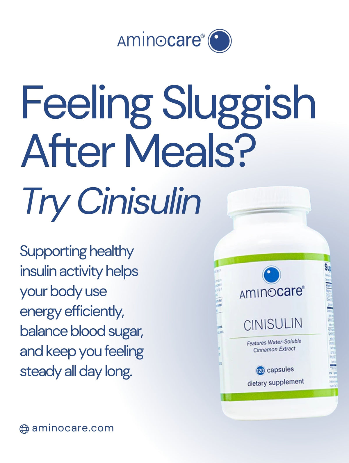 Support Healthy Insulin Activity | Aminocare®