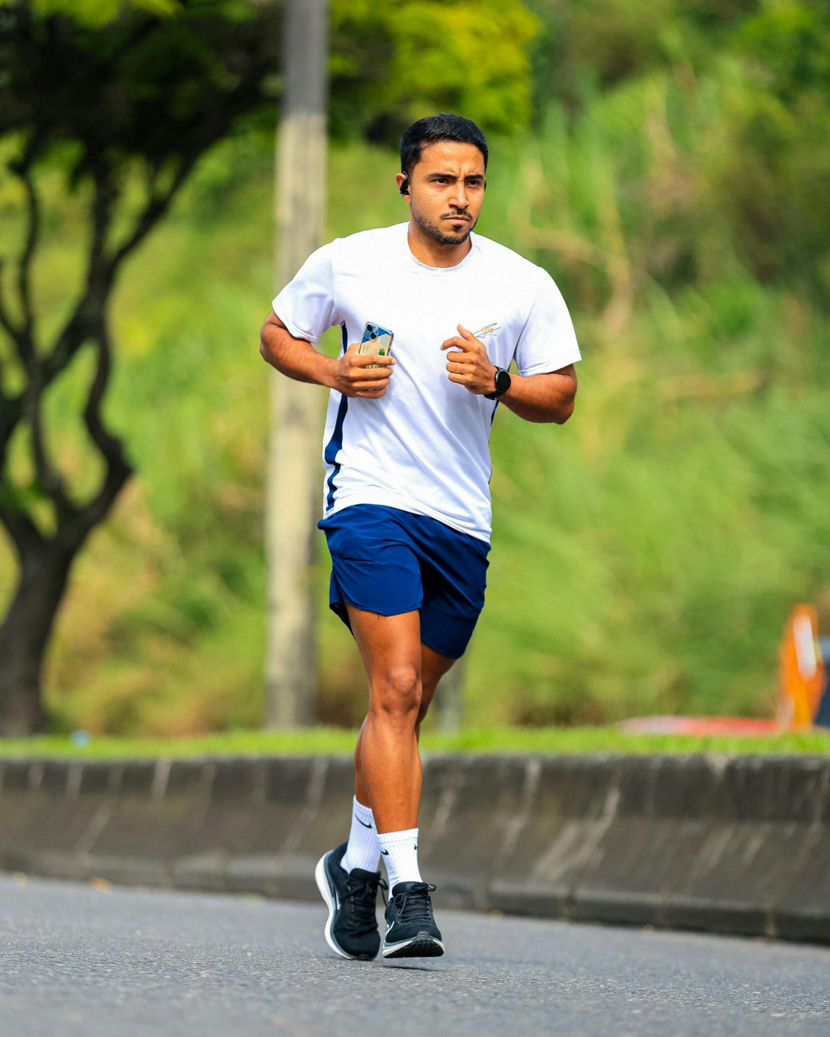 Man running outside representing AMINOCARE® Berberine supplement to support health goals