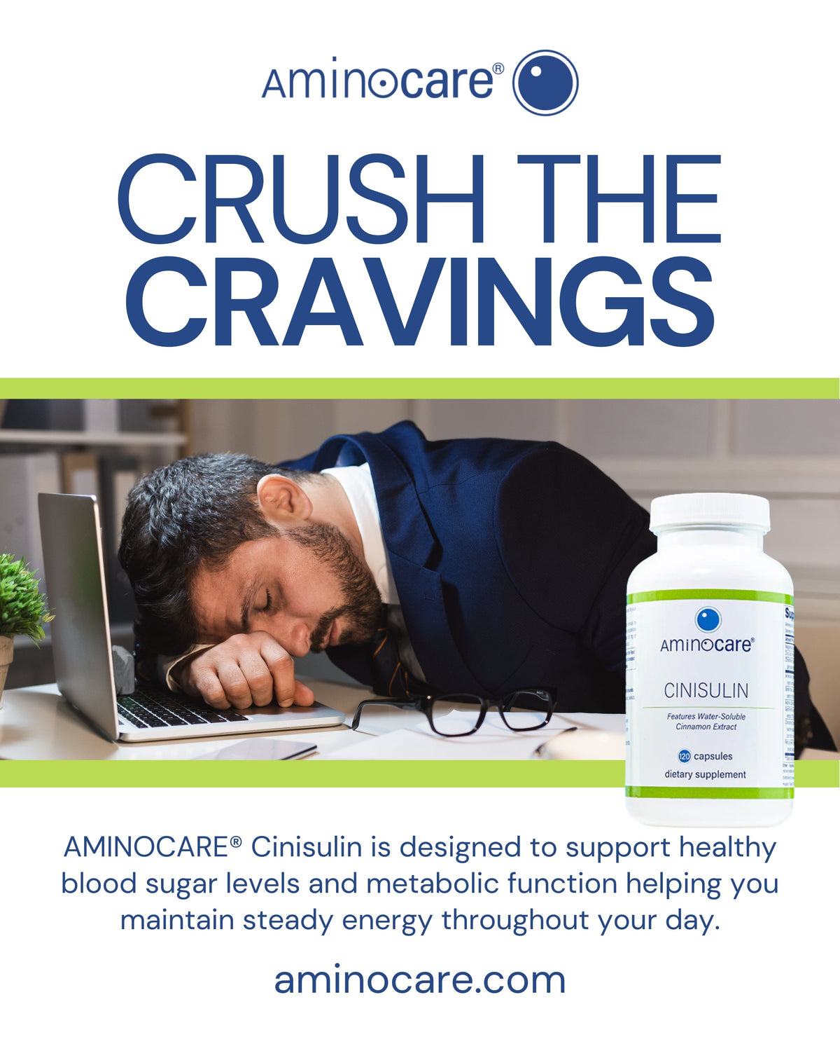 Balance Blood Sugar and Energy | AMINOCARE® Cinisulin