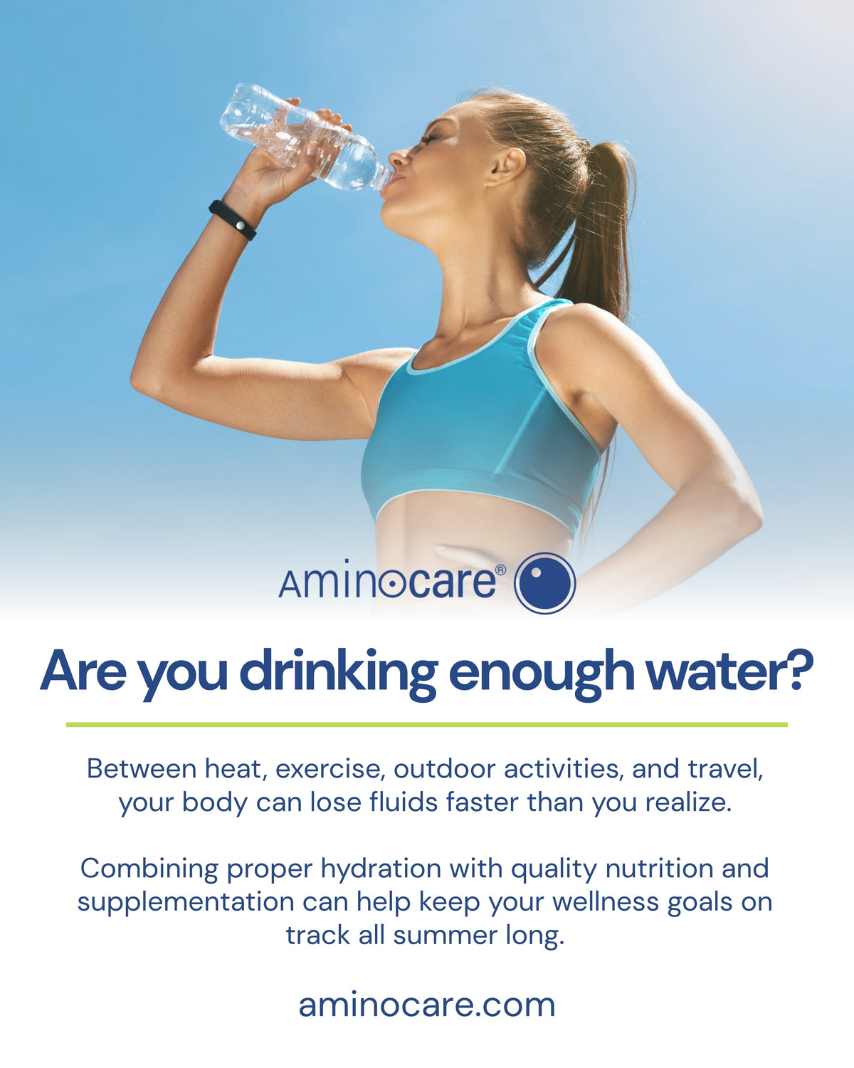 Summer Hydration and Wellness Support | Aminocare®