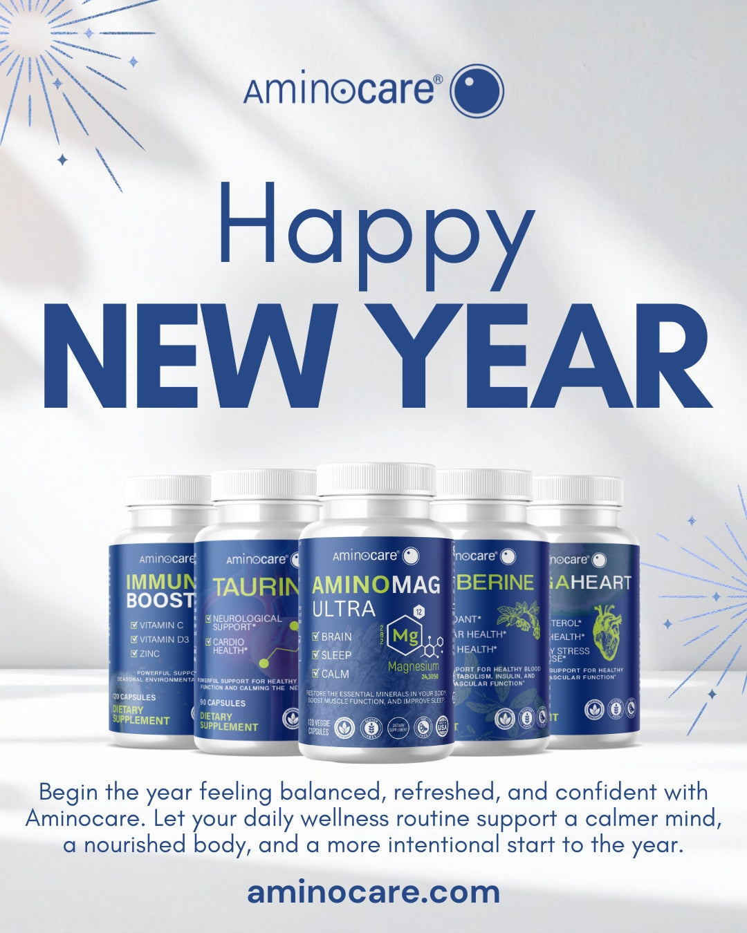 Happy New Year 2026 from AminoCare
