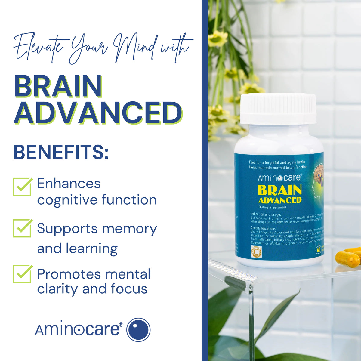 Elevate Your Mind with AminoCare® Brain Advanced!