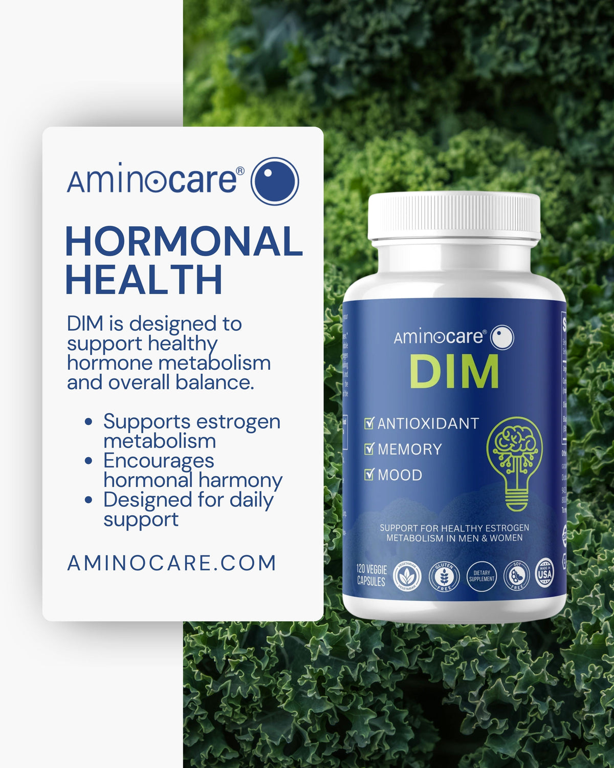 Aminocare® DIM | Supplement for Hormone Balance Support