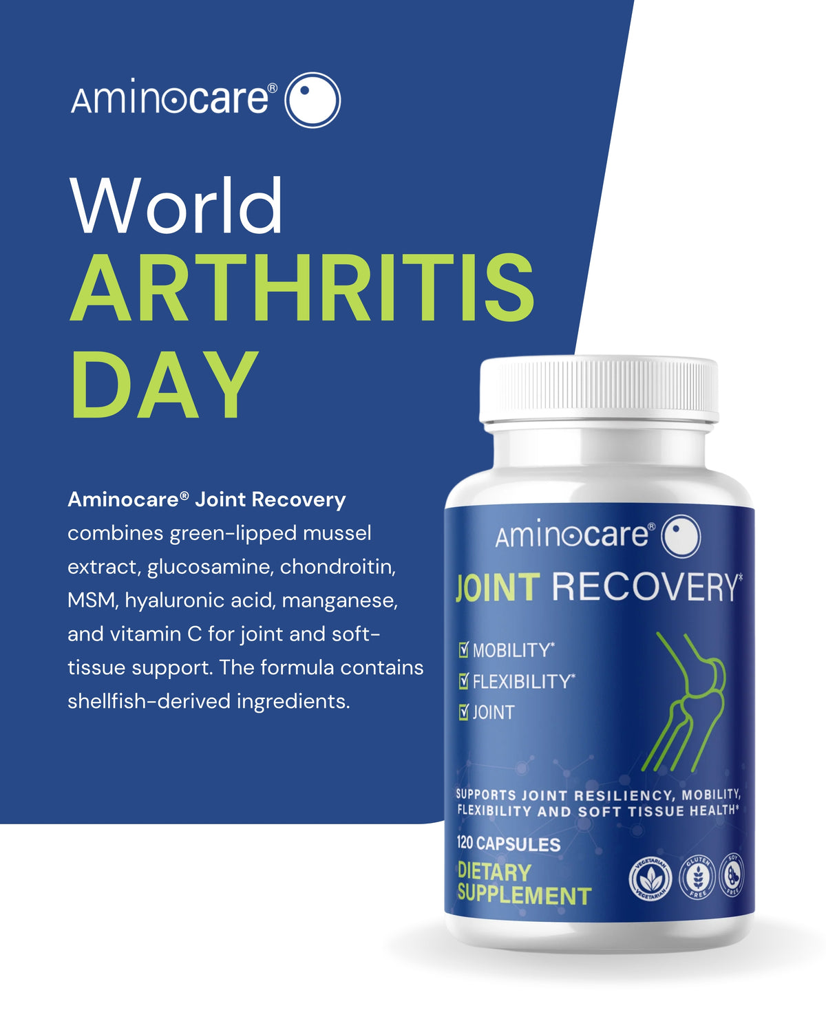 How Can Joint Support Fit an Active Life? educational feature from Aminocare® Products